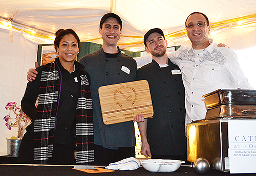 OceanView culinary staff - Trish Baird, Chef Chris Ventimiglia, Chef Chris McLaughlin and Chef Steven Brustein.