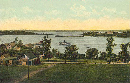 View of Casco Bay from Falmouth, 1910
