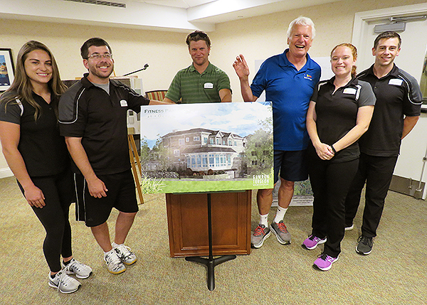 Left to right: Christina Abbey, Fitness Specialist; Ross Schneider Fitness Specialist; Chris Wasileski, Director of Development; John Wasileski, Owner; Kate Foley, Fitness Manager; Jameson Skillings, Personal Trainer.