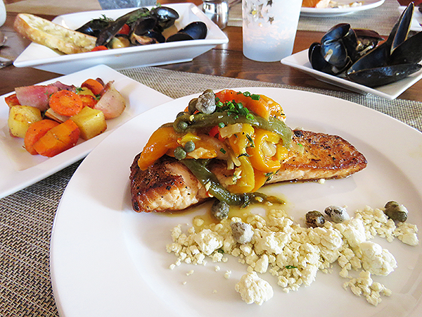 Whipple Farmhouse - Salmon, root vegetables and mussels