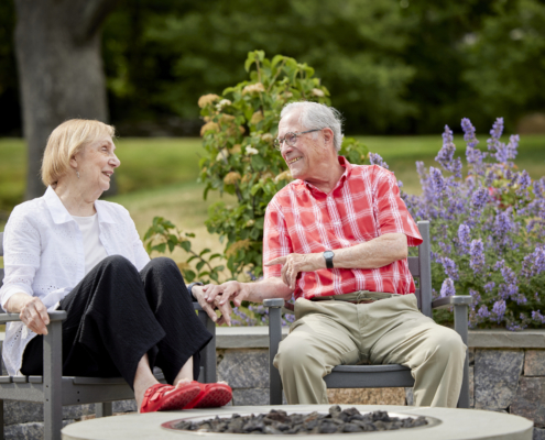 Image - Couple near Whipple Farm House 2022 | strategies for maintaining independence in retirement