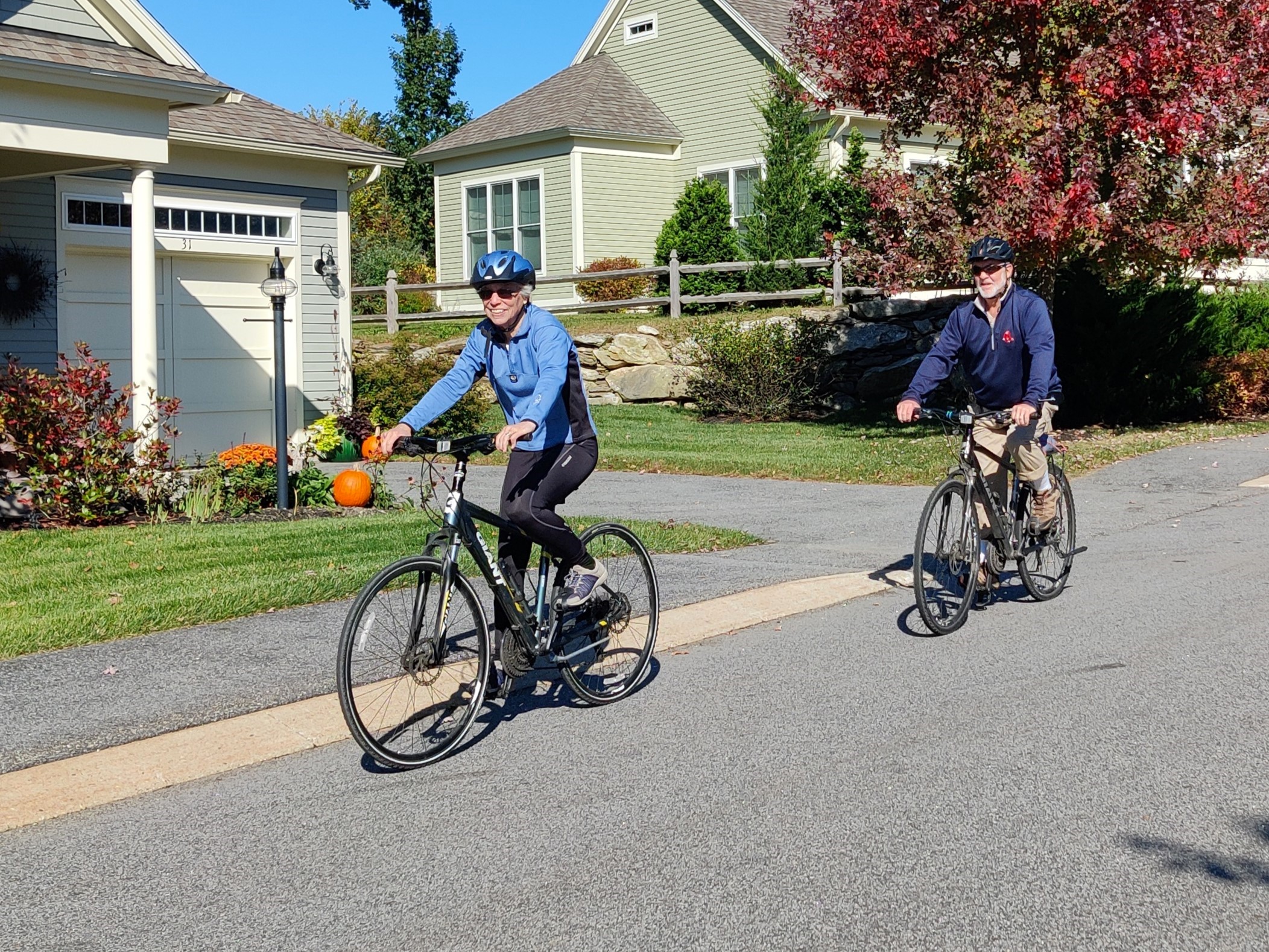 Image - Residents Biking at OceanView October 2023 | low-impact outdoor activities